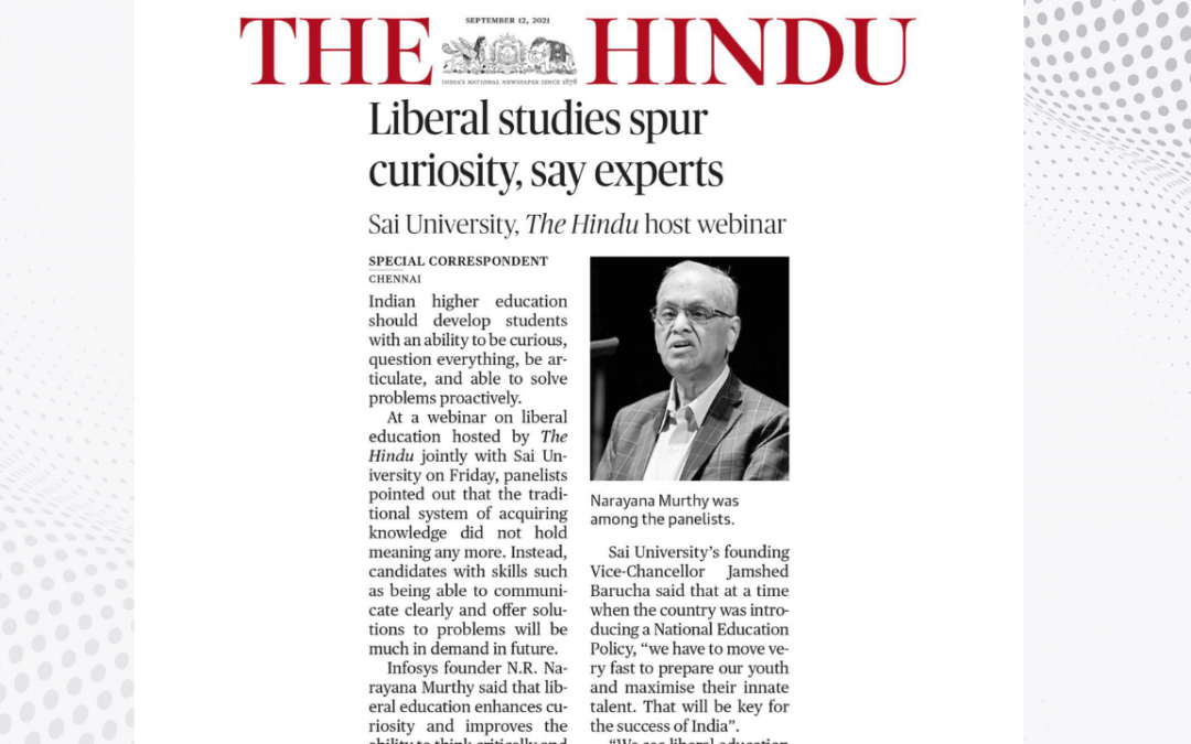 LIBERAL EDUCATION CAN INCULCATE CURIOSITY AND ABILITY TO LEARN, SAY EXPERTS